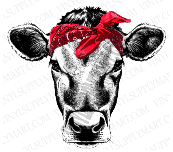 *Heifer - Red Bandanna - SUBLIMATION TRANSFER